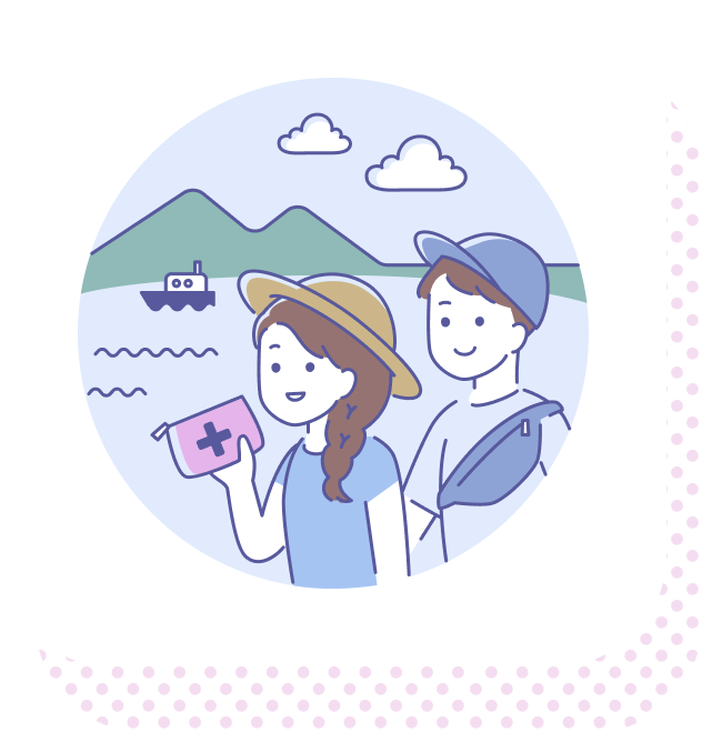 旅行やおでかけのお守り