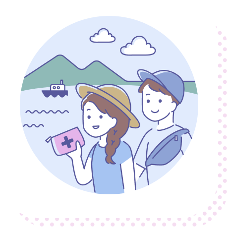 旅行やおでかけのお守り